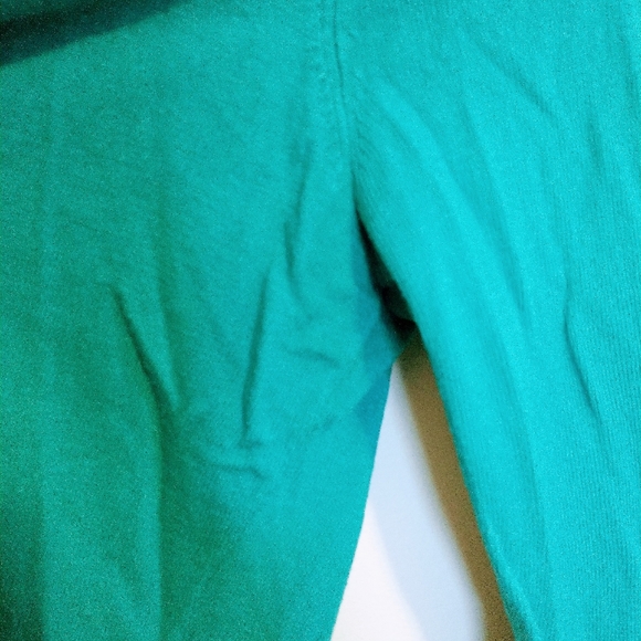 New York & Company blue green lightweight button up cardigan size small. Some pi - Picture 5 of 5